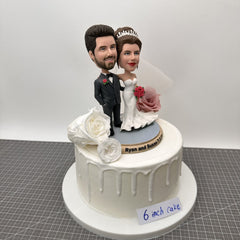 Custom Wedding Bobbleheads, Personalized Wedding Toppers Figurines, Bobbleheads, Custom Couple Sculptures, Custom Wedding Cake Toppers