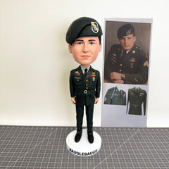 Custom Air Force Officer Bobbleheads, Custom Navy Soldier Bobblehead, Custom Army Commander Bobblehead, Custom Pilot Bobblehead