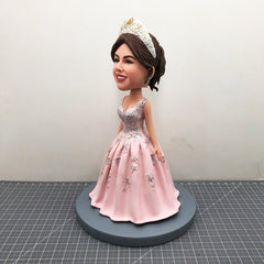 Custom Wedding Bobbleheads, Custom Wedding Cake Toppers Figurines, Custom Cake Topper Wedding Figurine Wedding Bobble Head