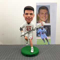 Custom Lacrosse Bobblehead, Custom Tennis Bobblehead, Custom Lacrosse Bobblehead, Custom Player Bobbleheads Play Lacrosse