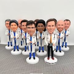 Custom Doctor Bobbleheads Phd Graduation Gifts Custom Unique Doctor's Day Gifts Group Purchase Minimum Order Of 10 Pieces