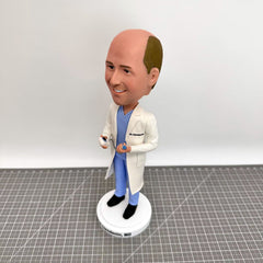 Custom Doctor Bobblehead, Personalized Dentist Bobblehead, Custom Medical Student Bobbleheads, Custom Surgeon Bobbleheads