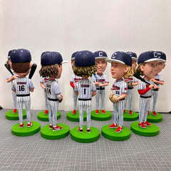 Custom Baseball Team Members Bobbleheads, Custom Group Buy Bobbleheads, Custom Basketball Team Bobbleheads, Custom Football Team Bobbleheads