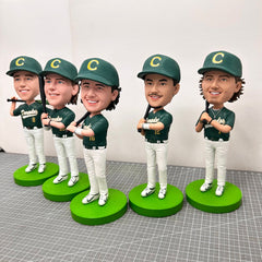 Custom Team Bobbleheads, Custom League Member Bobblehead, Custom Group Bobbleheads, Custom Baseball Member Bobbleheads Minimum 20 people