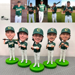 Custom Team Bobbleheads, Custom League Member Bobblehead, Custom Group Bobbleheads, Custom Baseball Member Bobbleheads Minimum 20 people