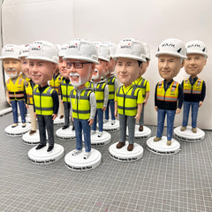 Custom Group Bobbleheads, Custom Engineering Team Bobbleheads, Custom Organization Bobbleheads, Custom Association Member Bobbleheads Bulk