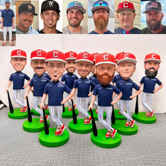 Custom Team Bobblehead, Custom Basketball Team Bobblehead, Custom Football Player Bobblehead, Custom Group Buy Bobbleheads Minimum 14 People