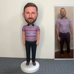 Personalized Bobblehead T Shirt, Personalized Male Bobbleheads Gifts, Custom Best Gift For Boyfriend Christmas, Birthday, Anniversary