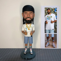 Custom Beard Bobbleheads From Photos, Fully Custom Bobblehead Figurine Personalized Gifts Valentine's Day Gift, Boyfriend Gift