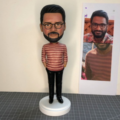 Make Your Own Bobblehead, Custom Polymer Clay Dolls Look Like You, Custom Bobbleheads That Look Like You, Make Yourself An Action Figure