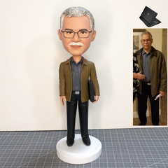 Custom Old Man Bobbleheads, Personalized Father's Day Gifts, Unique Birthday Gifts For Him, Father's Day Special Gift Ideas, Boss's Day Gift