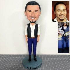 Custom Bobbleheads Figurine, Personalized Birthday Gifts for Men Personalized Valentines Day Gifts with Photos