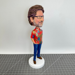 Custom Father Bobbleheads, Custom Boss Bobbleheads, Custom Husband Figurines, Custom Son Figurines As Birthday Gifts